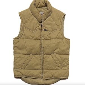 Vintage Lee Storm Rider tan/beige vest, men's size M